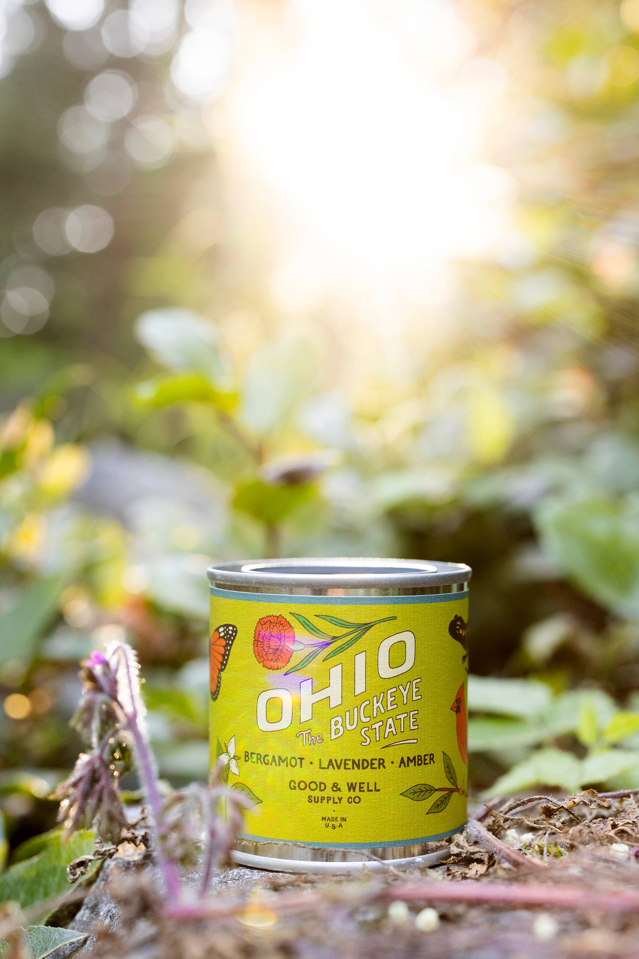 Ohio State Soy Candle : 1/2 Pint / Cotton Wick