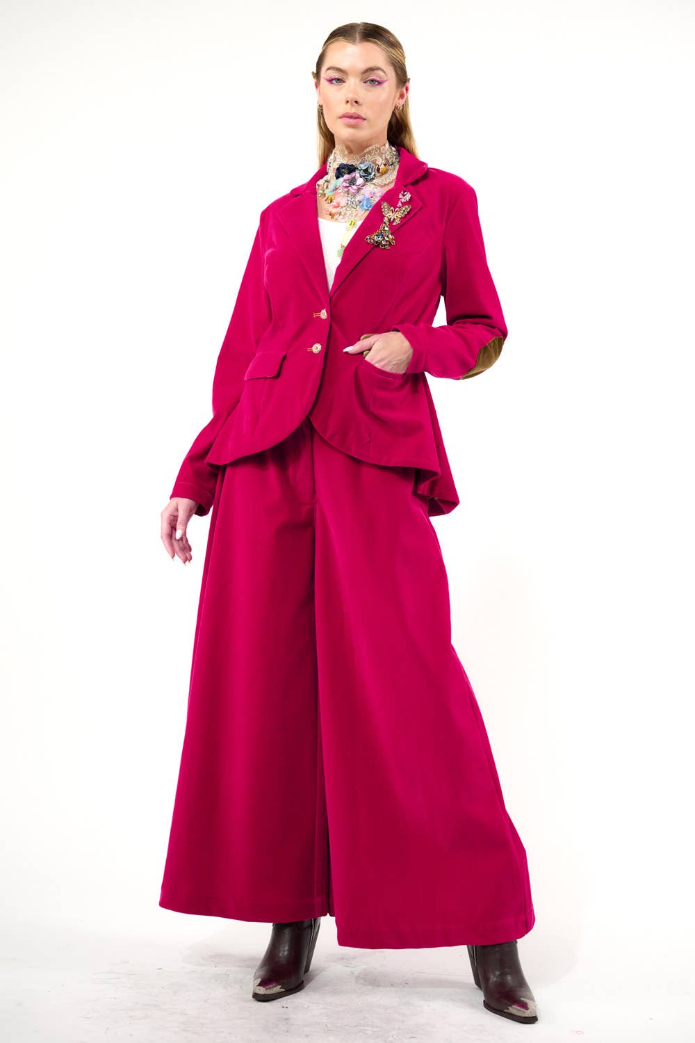 Jovie Pants: Fuchsia / S