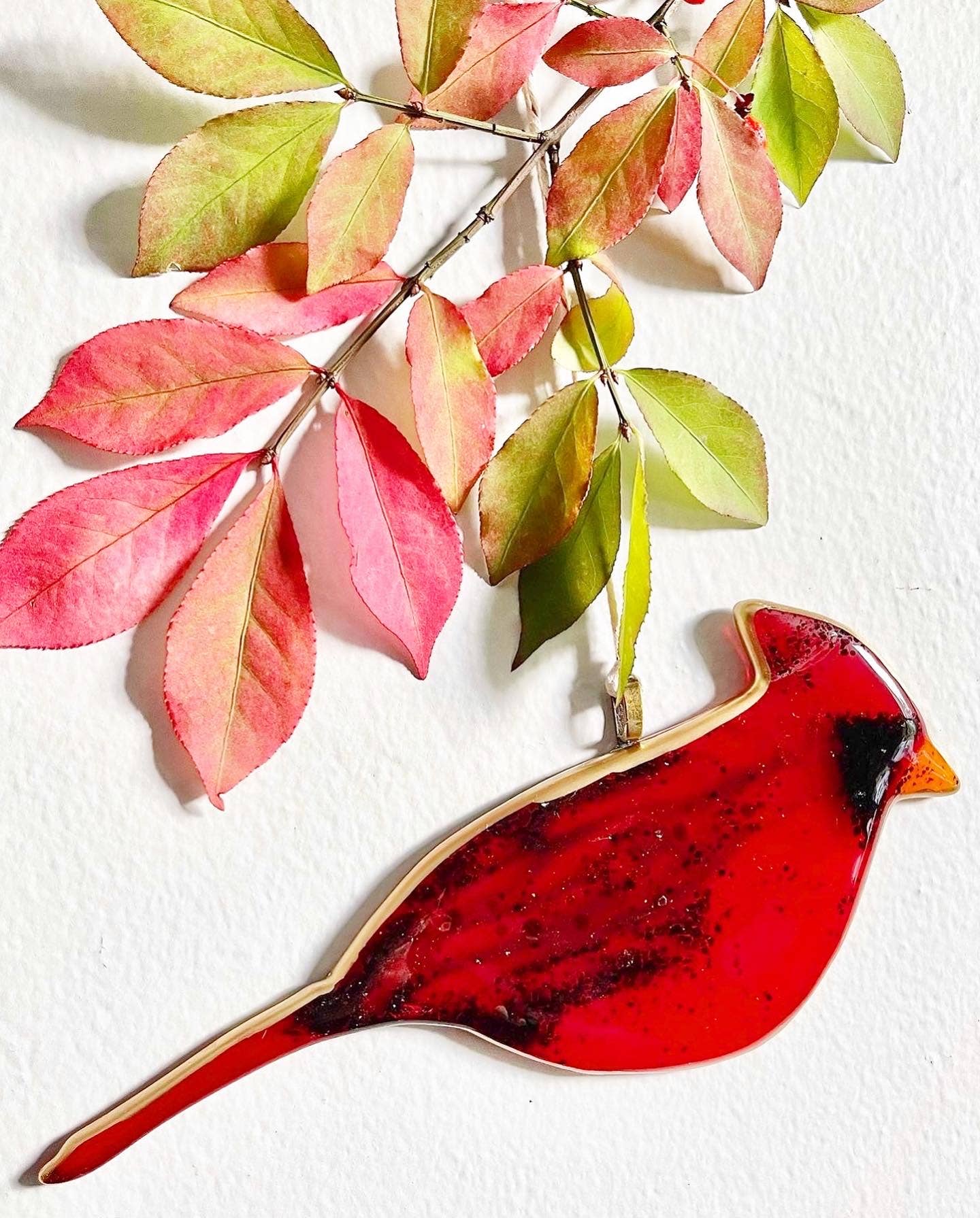 Cardinal - Bird Ornament / Suncatcher