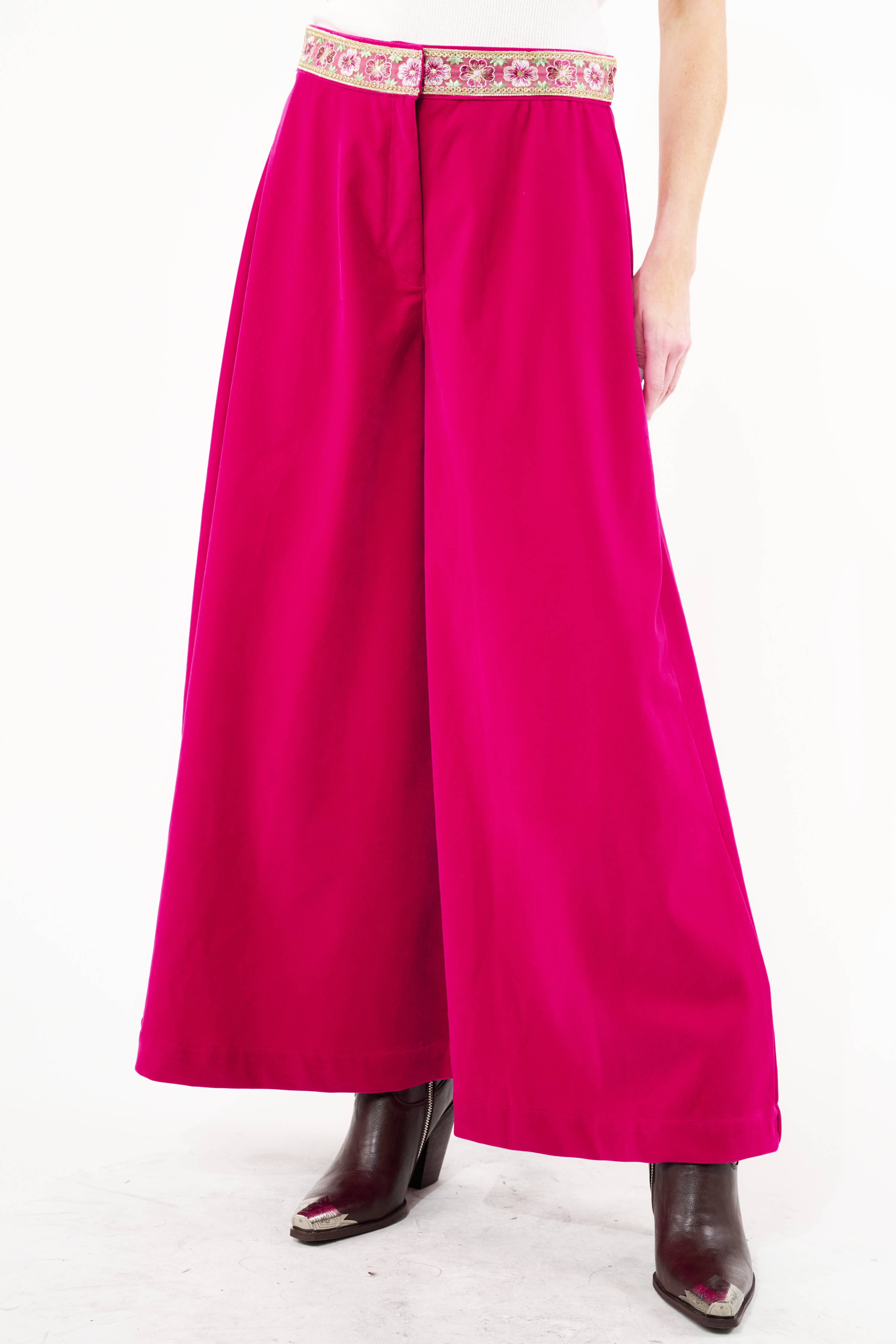 Jovie Pants: Fuchsia / S