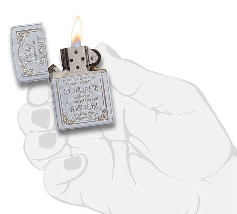Zippo 205 Serenity Prayer