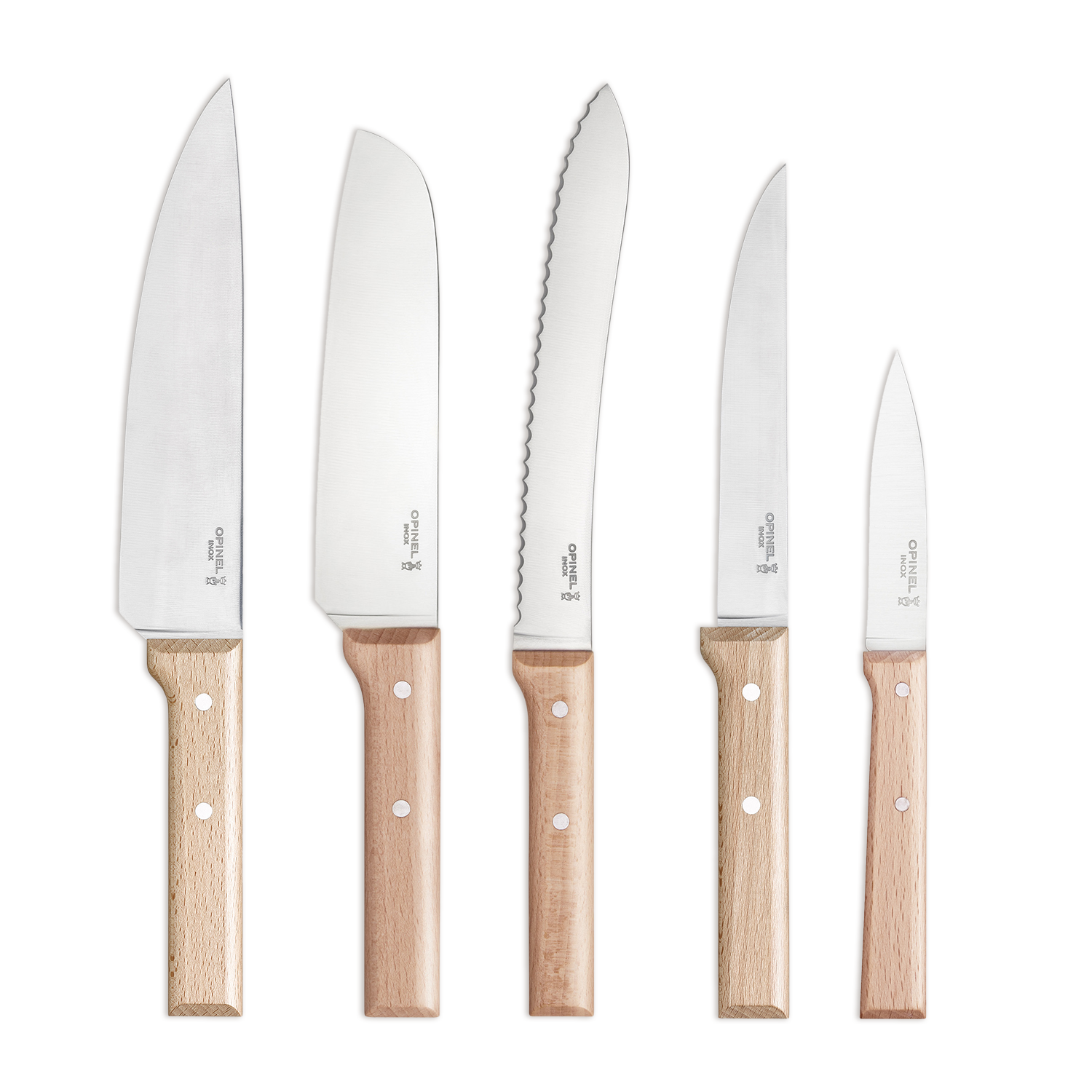Parallele 5pcs Starter Knife Blocks: With Boning Knife