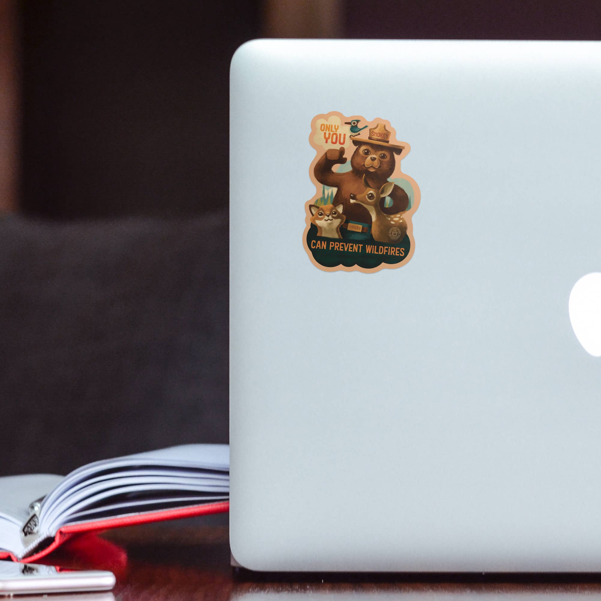 Smokey Bear & Friends - Die-cut Sticker: Small