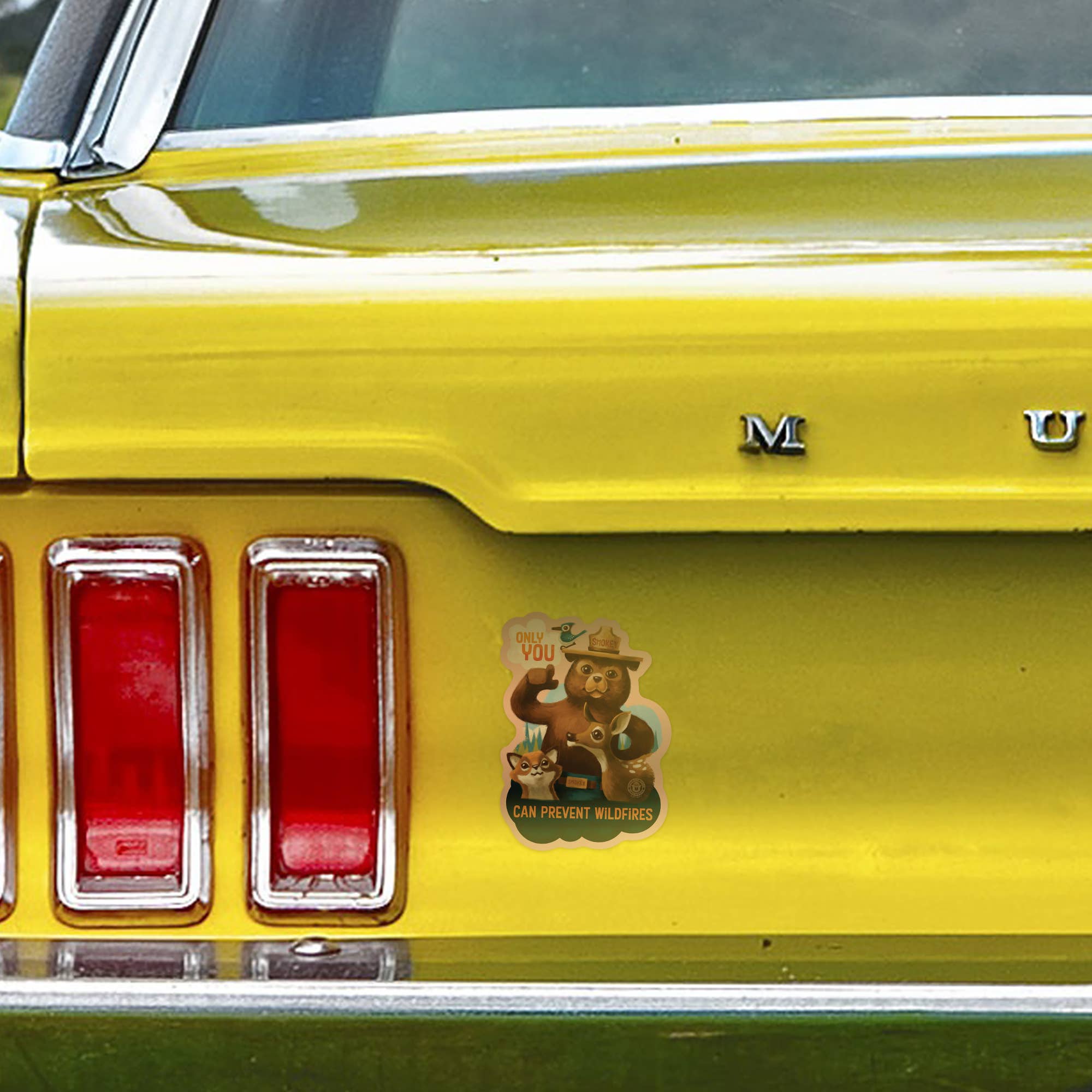 Smokey Bear & Friends - Die-cut Sticker: Small