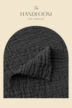 Load image into Gallery viewer, Skye Palazzo Pants - Black | 100% Turkish Organic Cotton Soft Muslin Gauze Elasticated Waist Long Maxi Pants Bestseller One Size: Black
