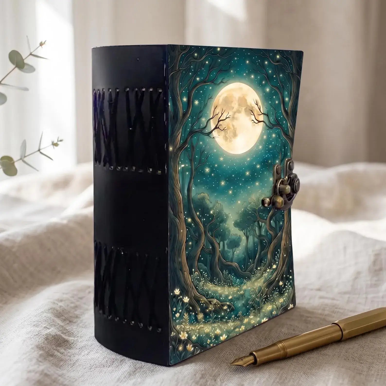 Grimoire Journal Book of Shadows Moon Journal Enchanted Fore