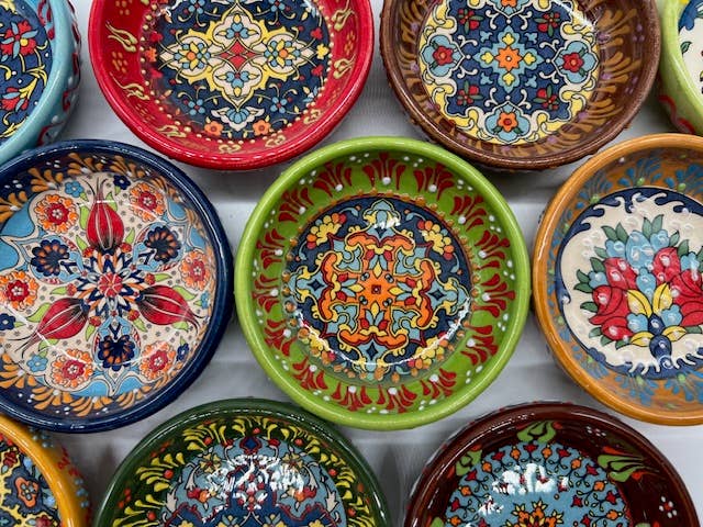 Ceramic Bowls Shallow 3"