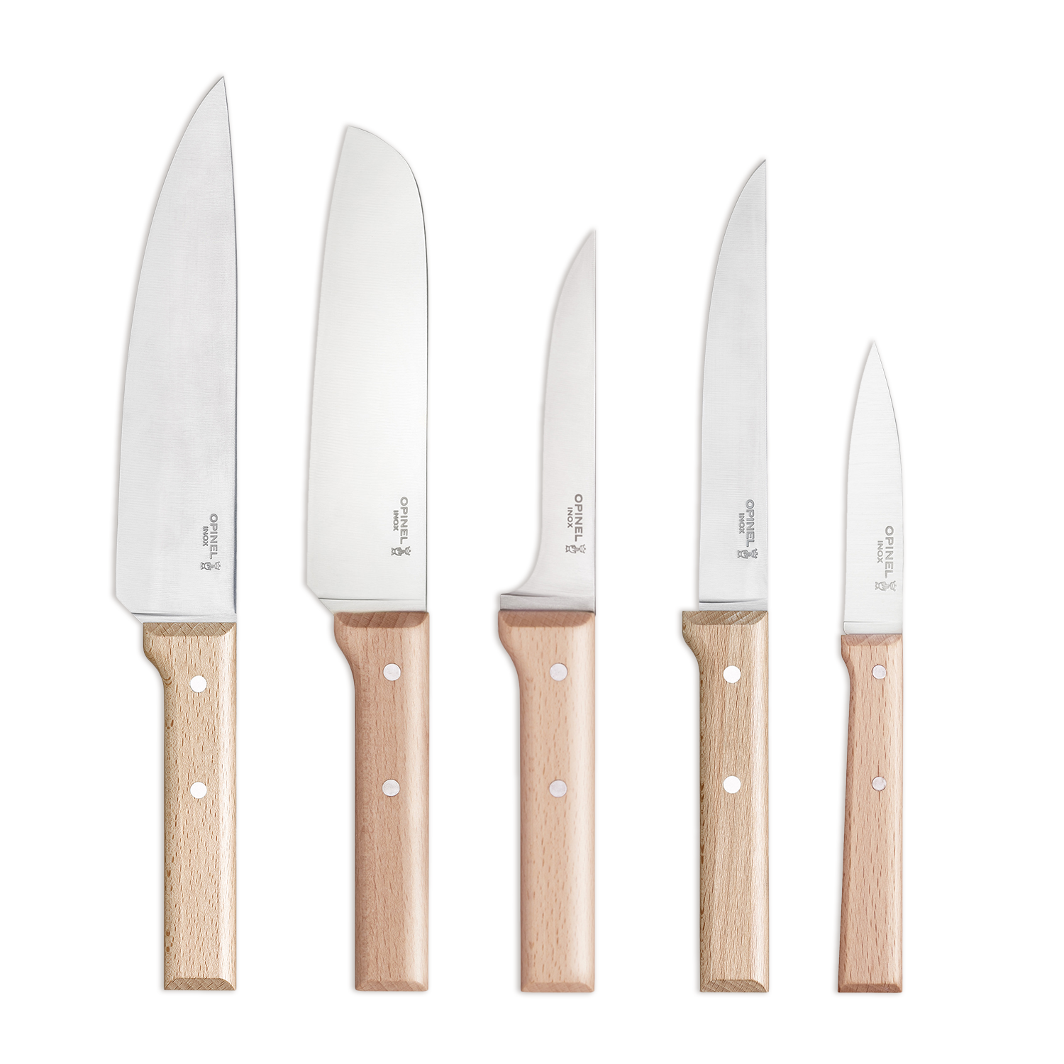 Parallele 5pcs Starter Knife Blocks: With Boning Knife