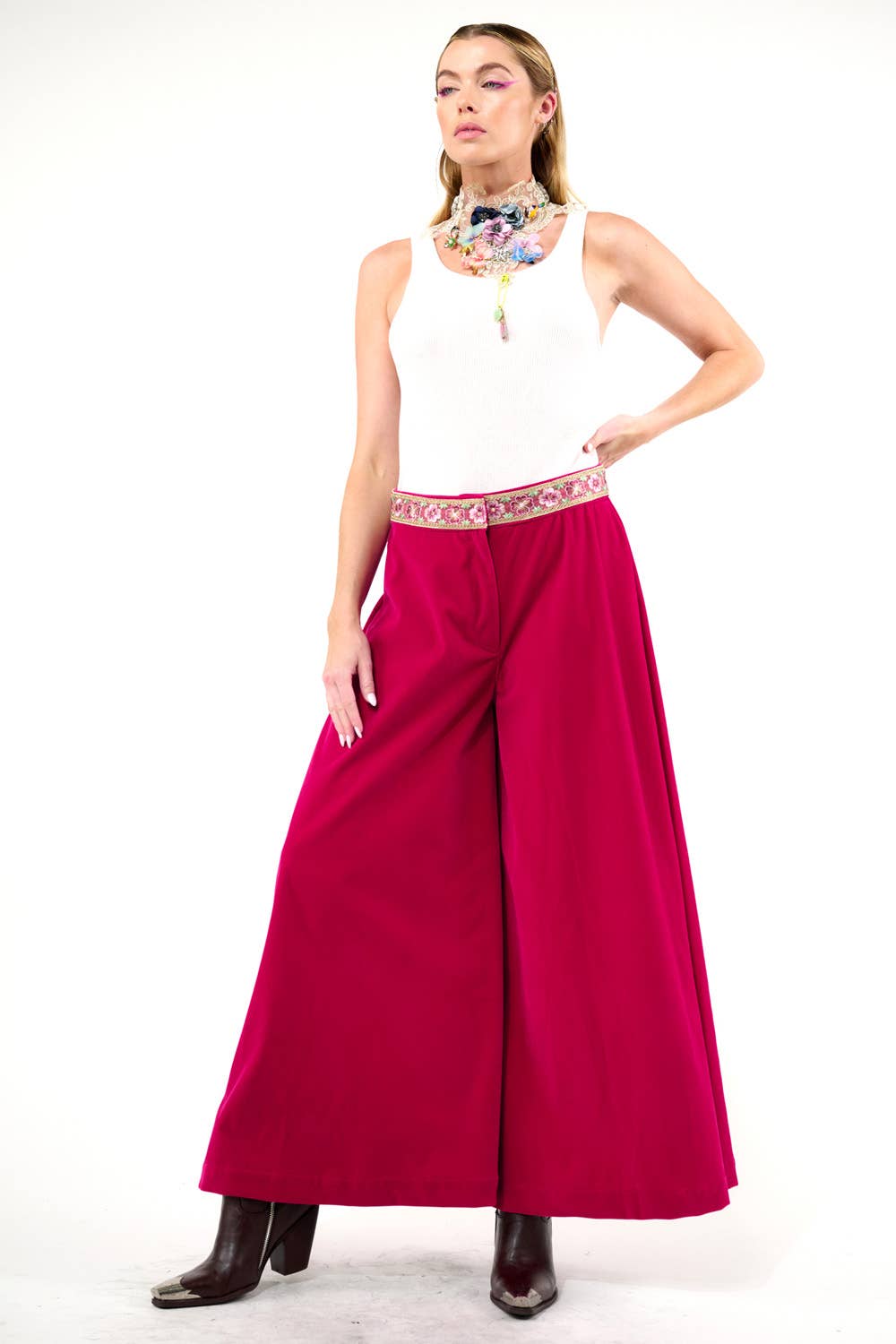 Jovie Pants: Fuchsia / S