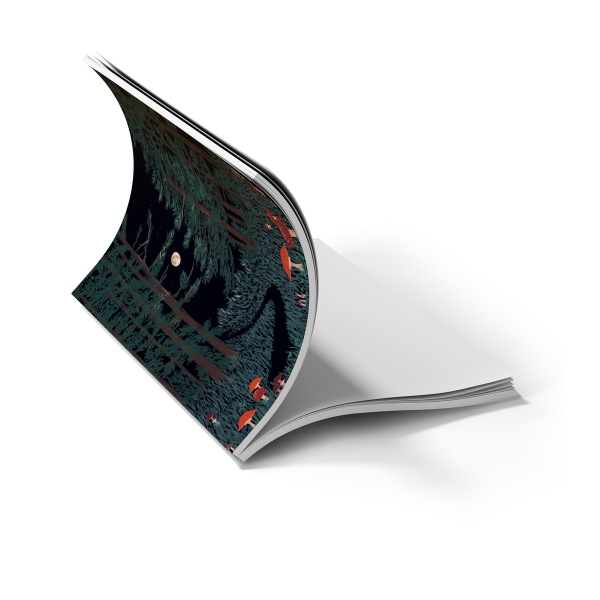 Moonrise Forest Medium Layflat Journal Notebook