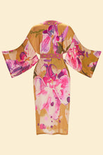 Load image into Gallery viewer, Mustard Orchid Kimono Gown
