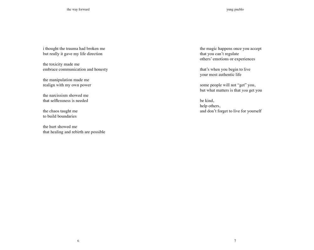 Way Forward by yung  pueblo: Paperback; 240 pages / English