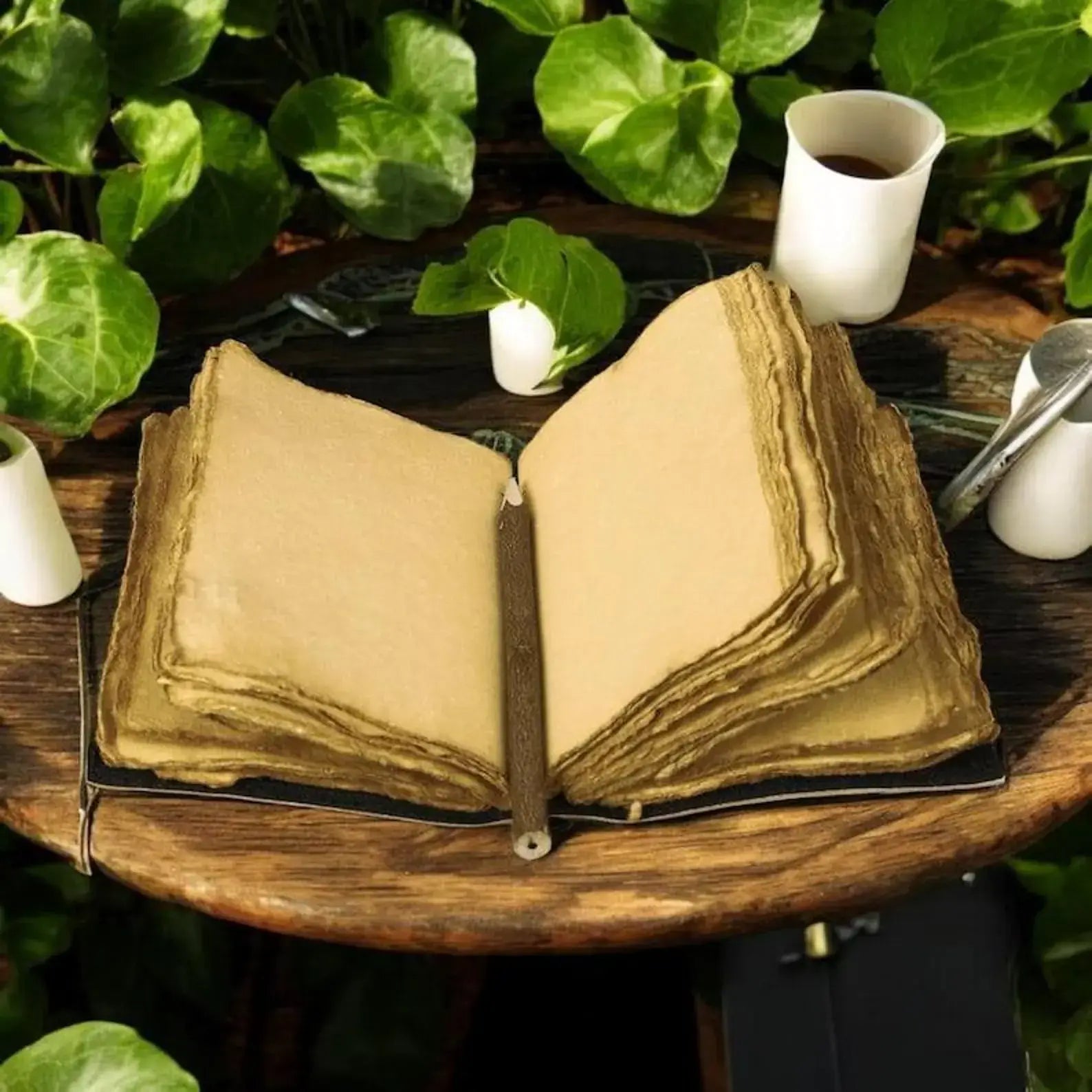 Tree of Life Grimoire blank leather journal gifts for him