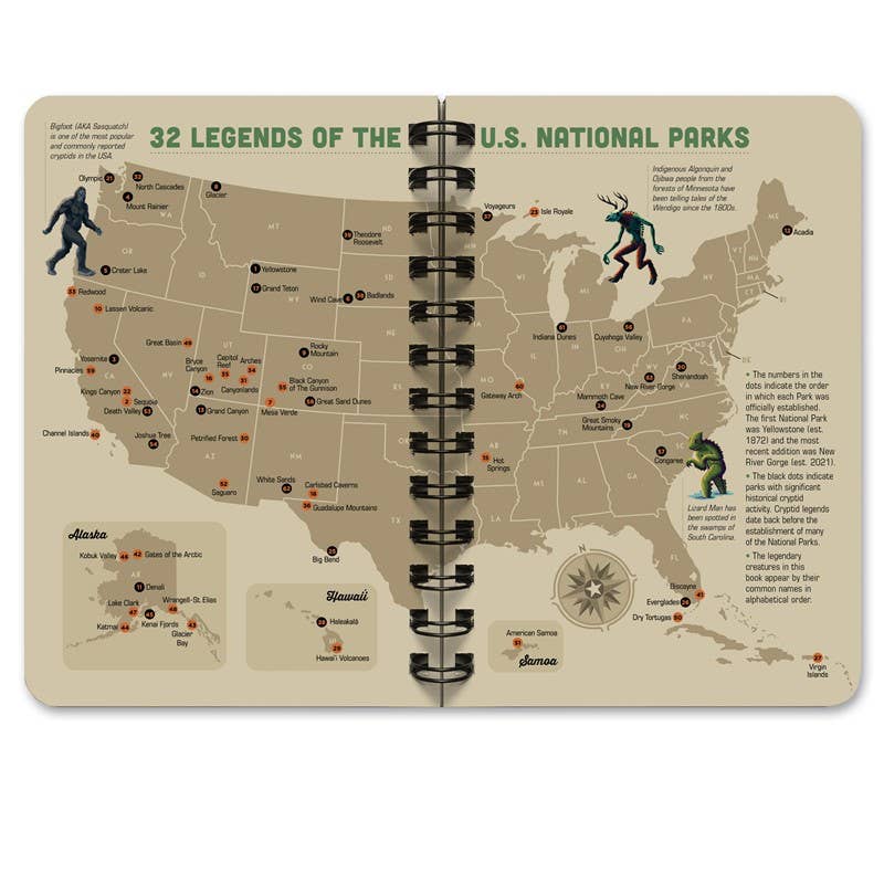 Legends of the National Parks Guide Book