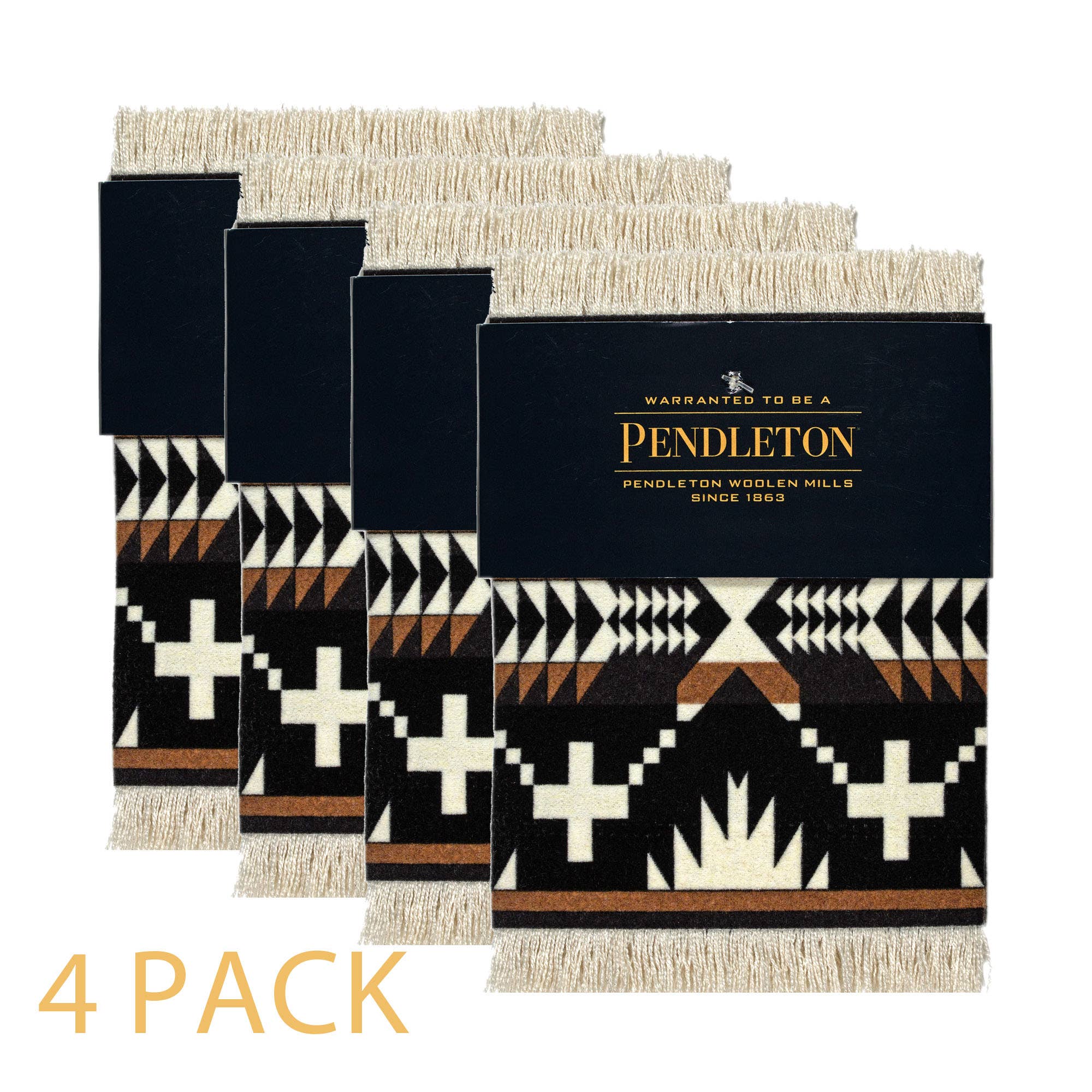 4 Pc CoasterRug Set Pendleton Spider Rock