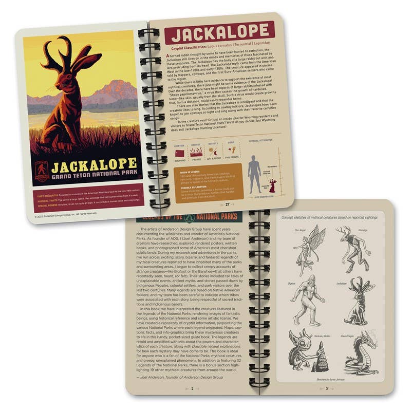 Legends of the National Parks Guide Book
