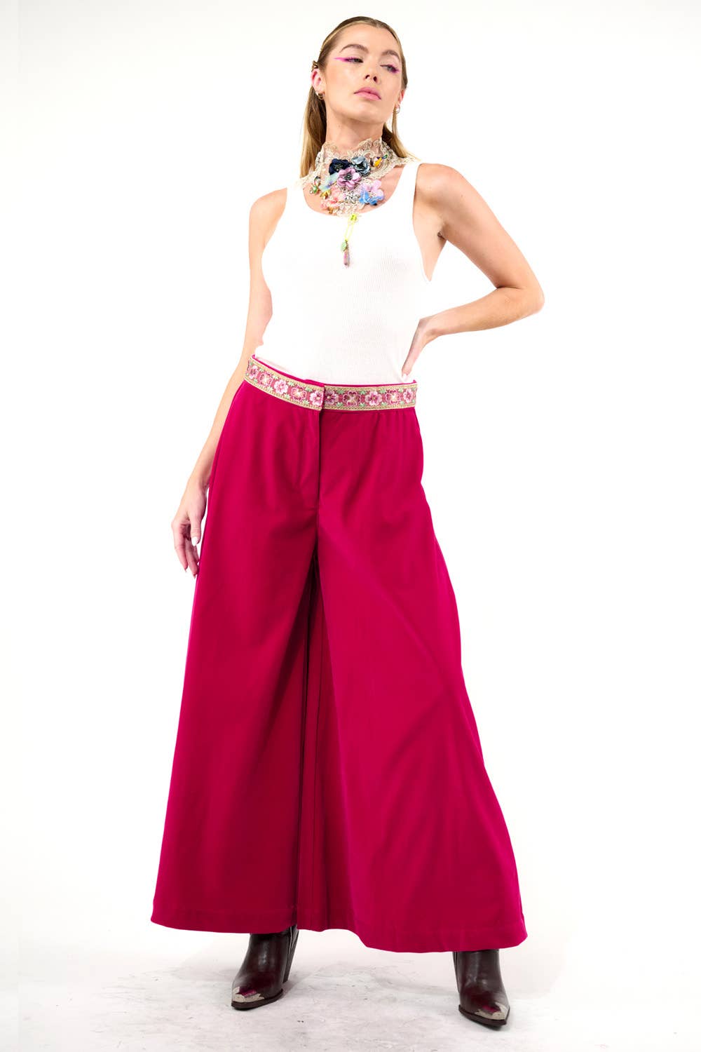 Jovie Pants: Fuchsia / S
