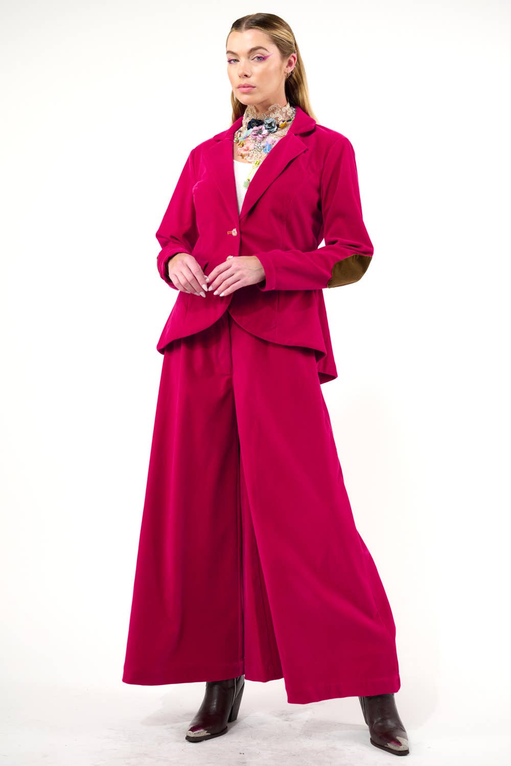 Jovie Pants: Fuchsia / S