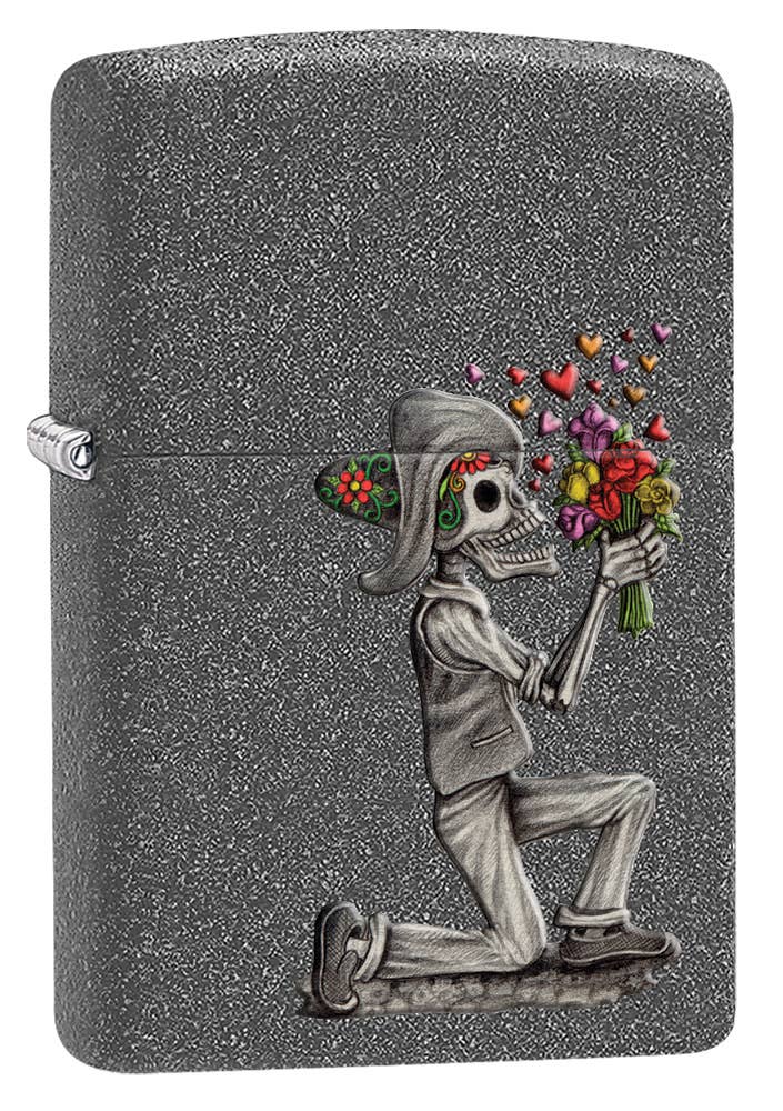 Zippo 211 Skull Couple - 2 pc set