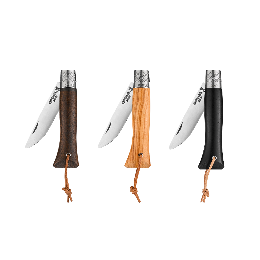 Néo6 Everyday Carry Folding Knife: Black Walnut