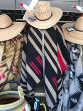 Load image into Gallery viewer, Pinyon Stripe Jacquard Fringed Throw

