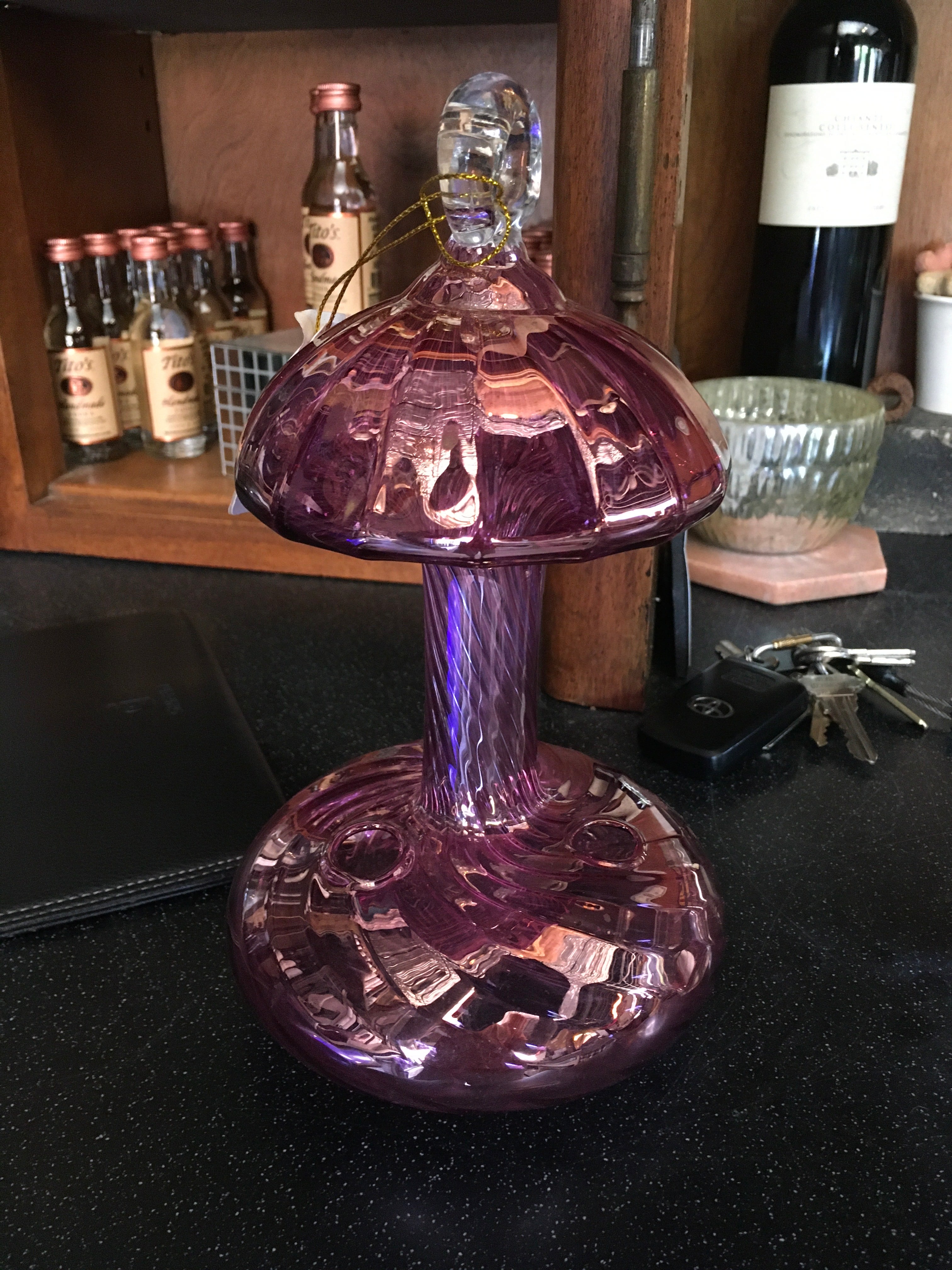 Hummingbird feeder pink