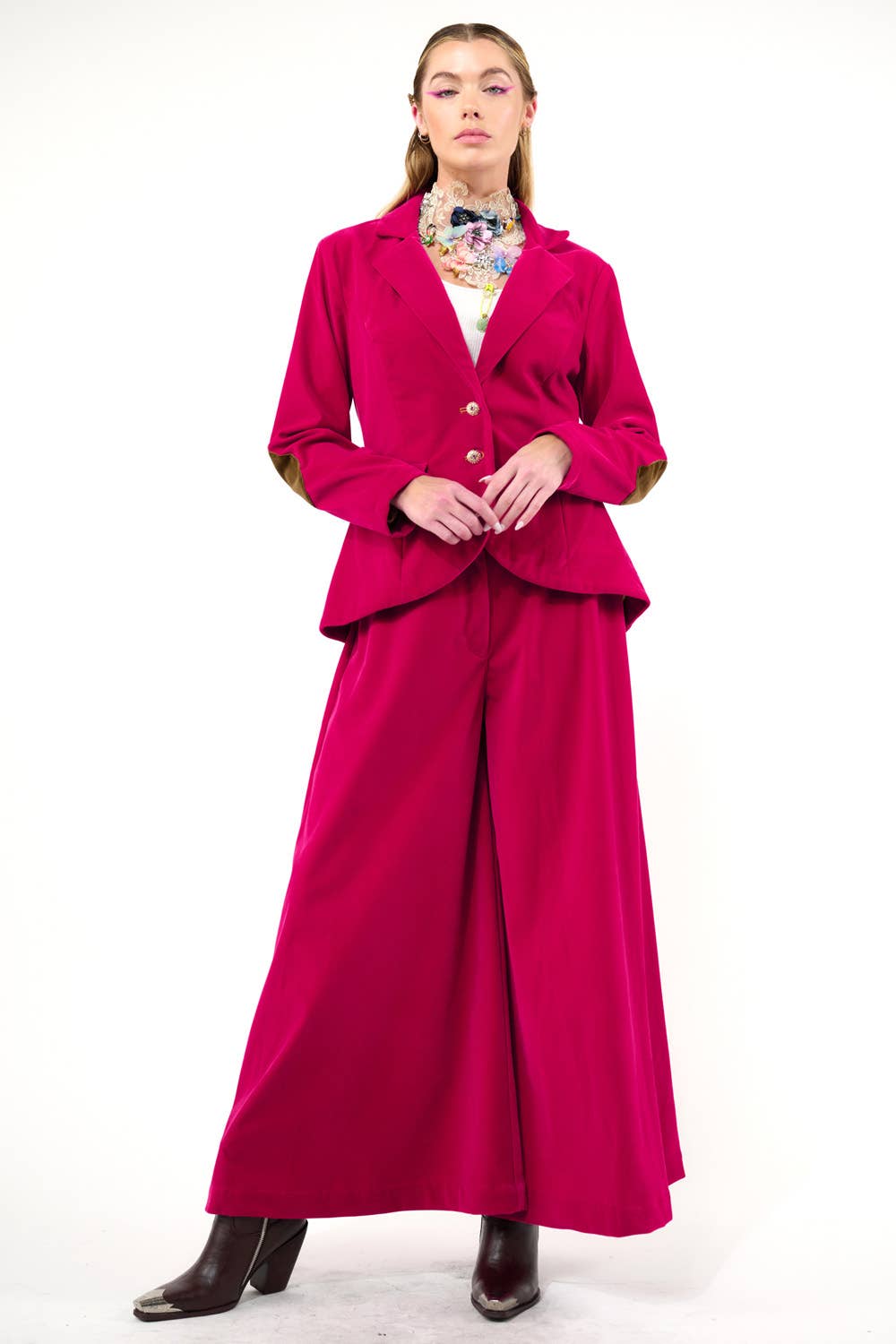 Jovie Pants: Fuchsia / S