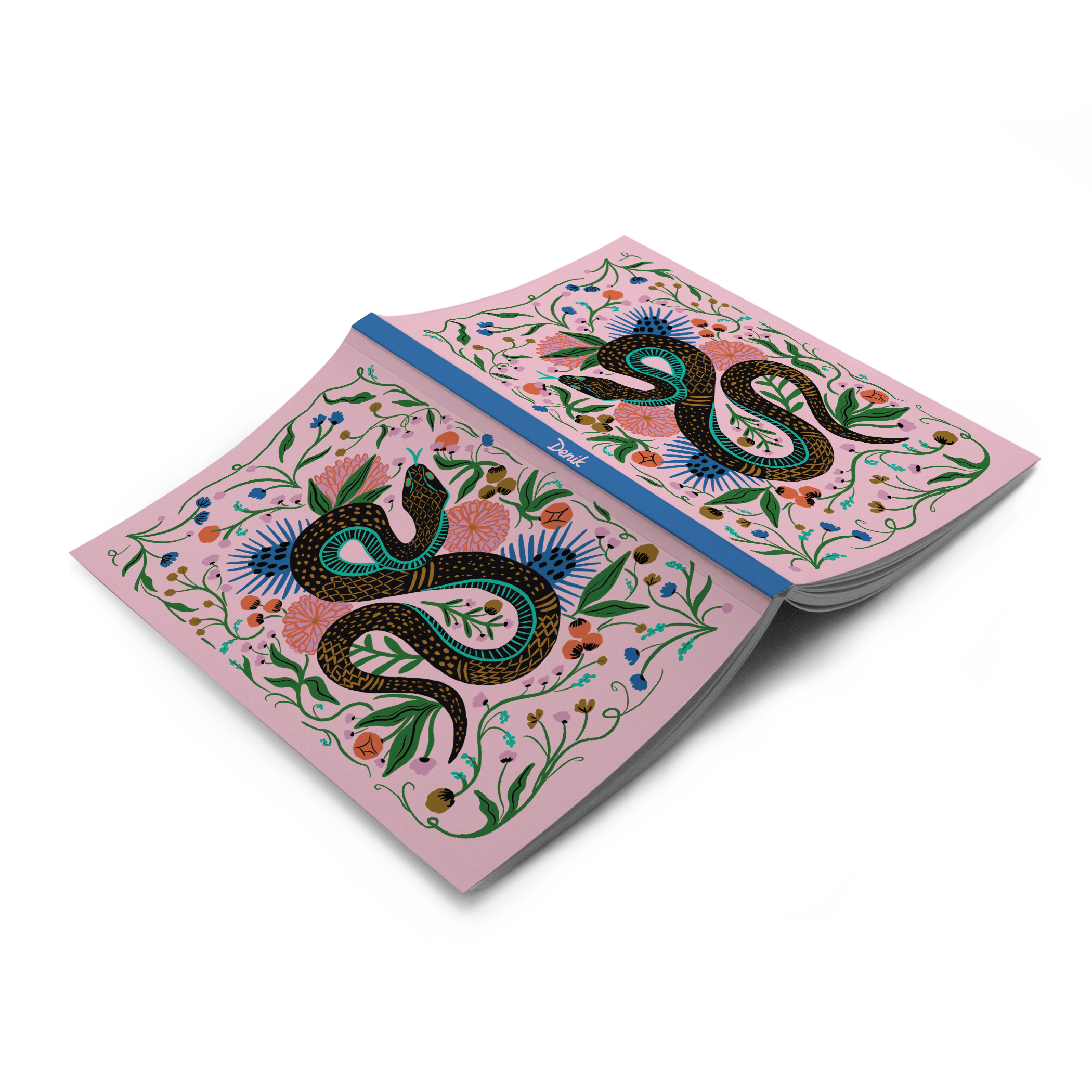 Charmed Snake Classic Layflat Notebook LFC2074L