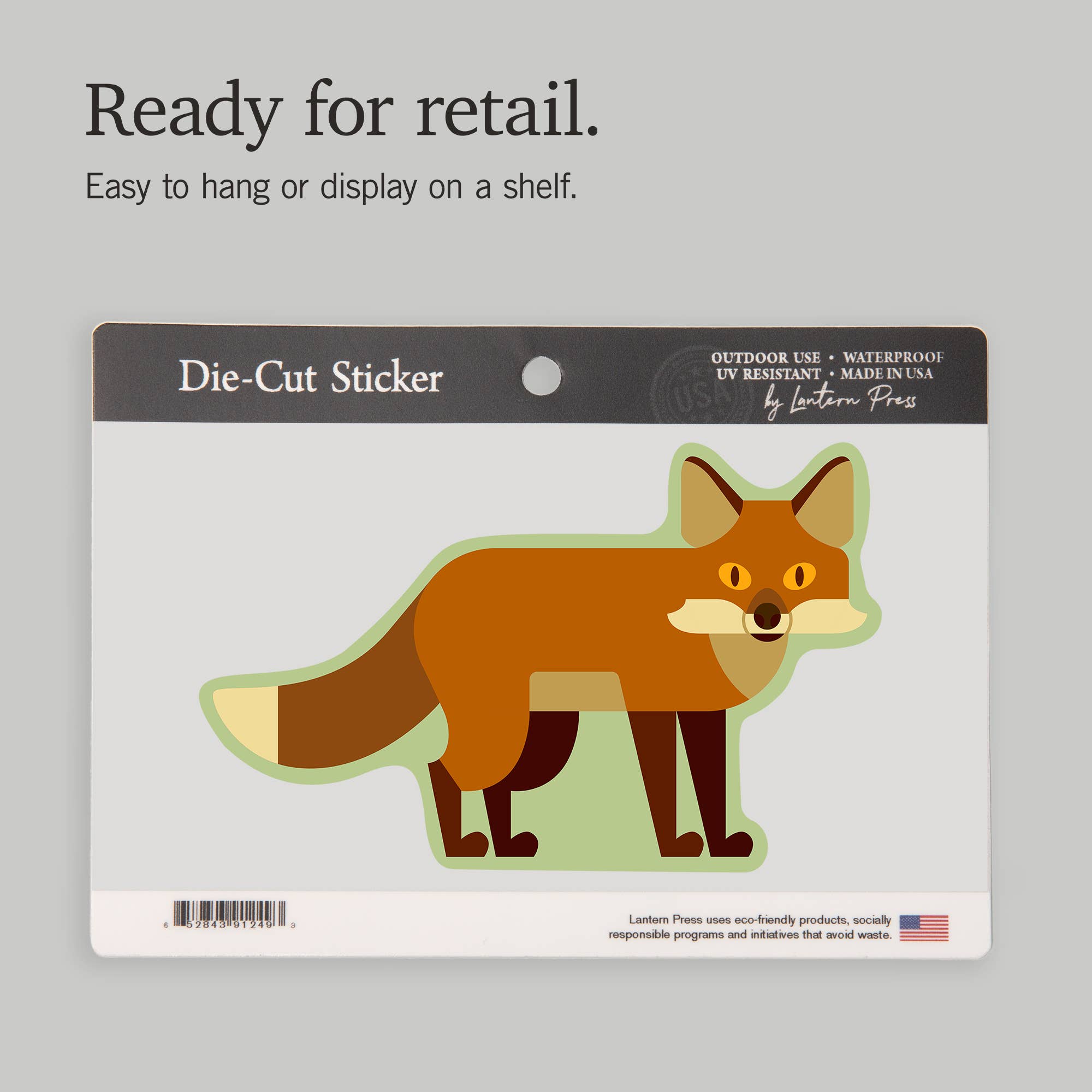 STICKERS Fox Geometric: Small