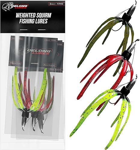delong fishing lures Delong Lures - The Squirm - Ultimate Bass Fishing Kit