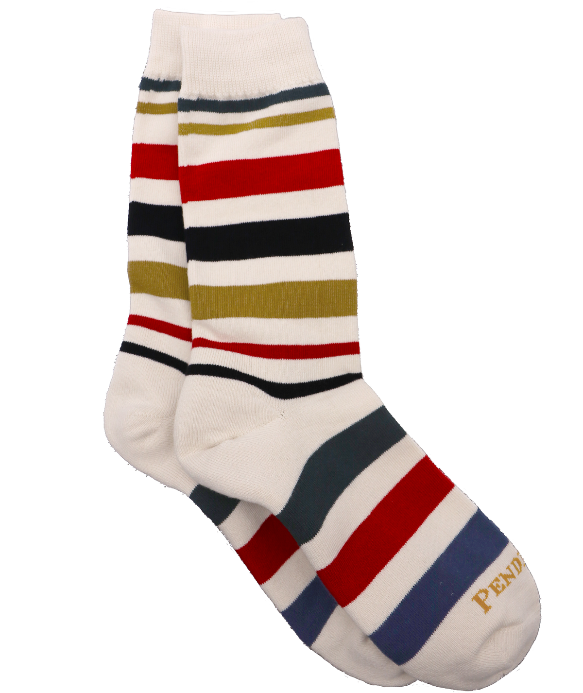 NATIONAL PARK STRIPE: IVORY / LG