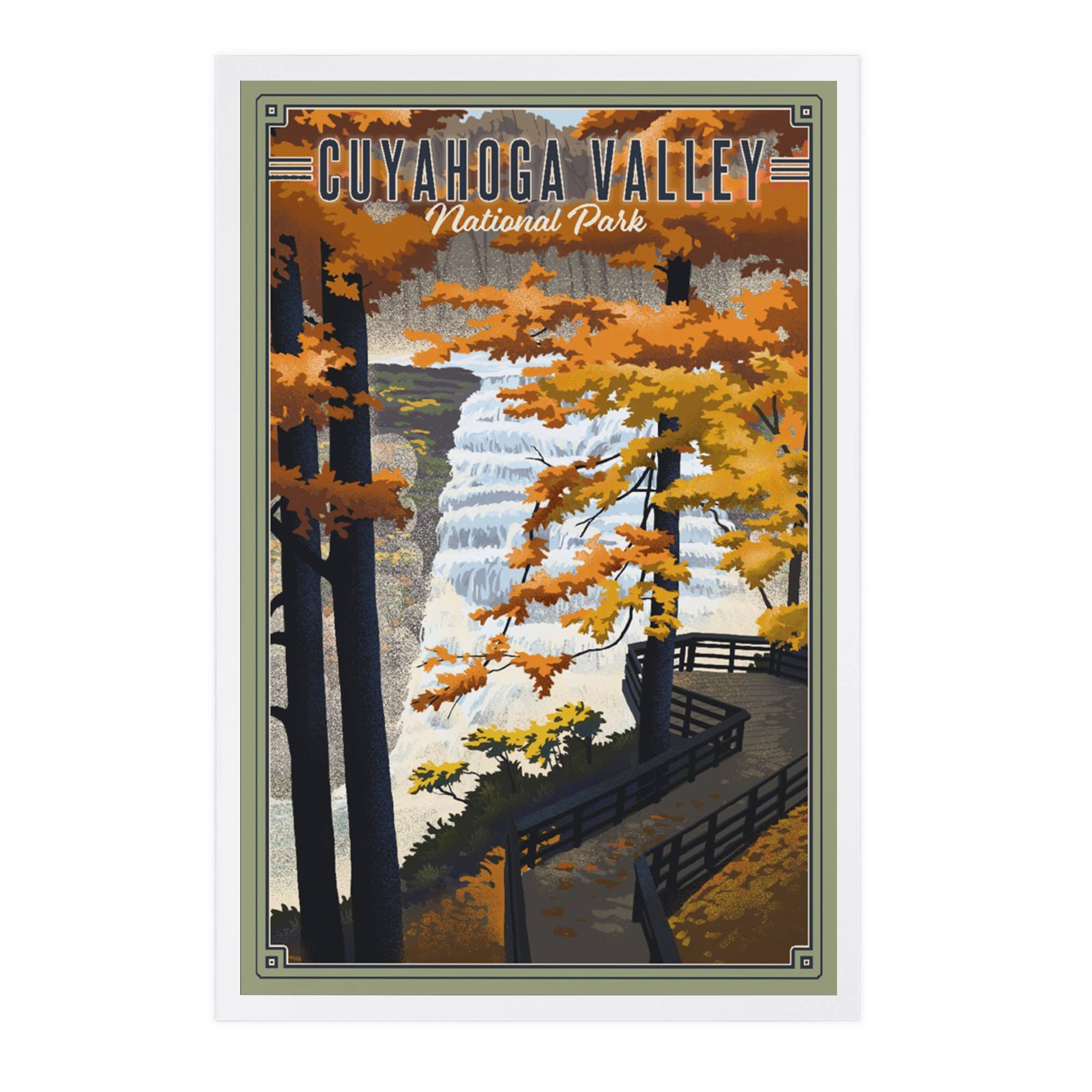 PREMIUM POSTCARDS Cuyahoga Valley National Park, Ohio Litho