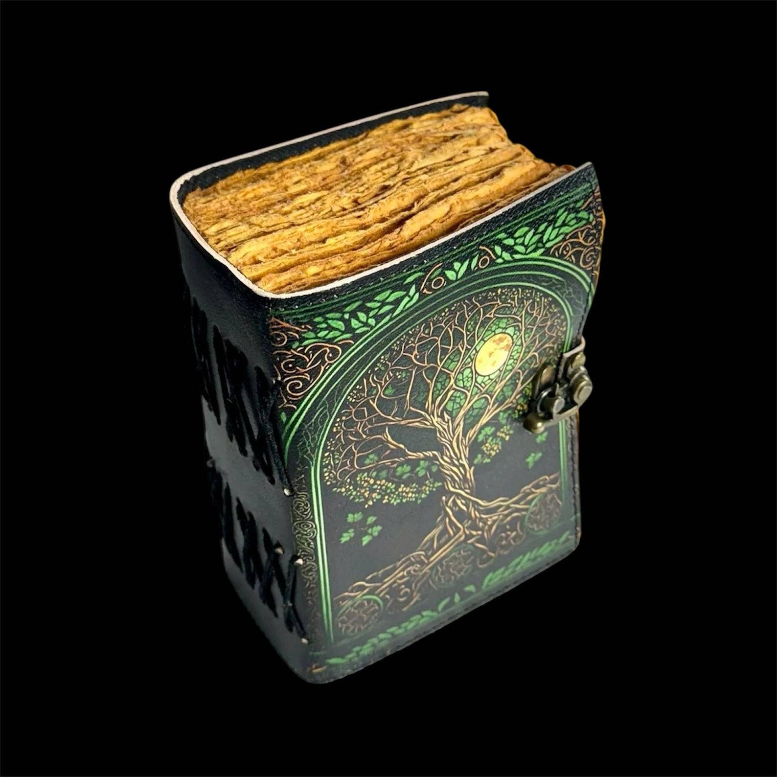 Tree of Life Grimoire blank leather journal gifts for him