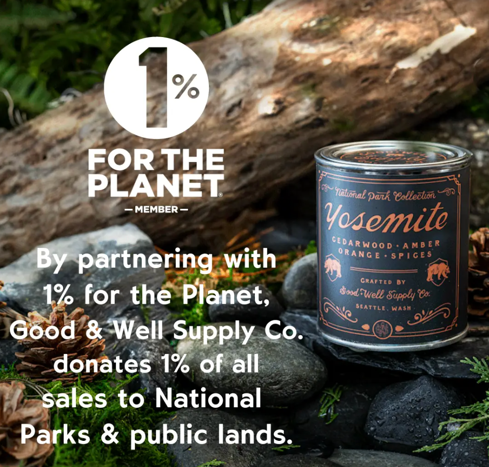 Olympic National Park Candle: 1/2 Pint / Wood Wick