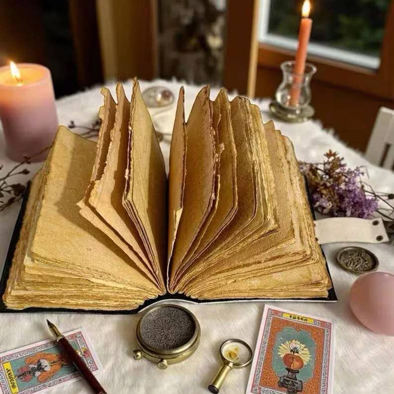 Grimoire Journal Book of Shadows Moon Journal Enchanted Fore