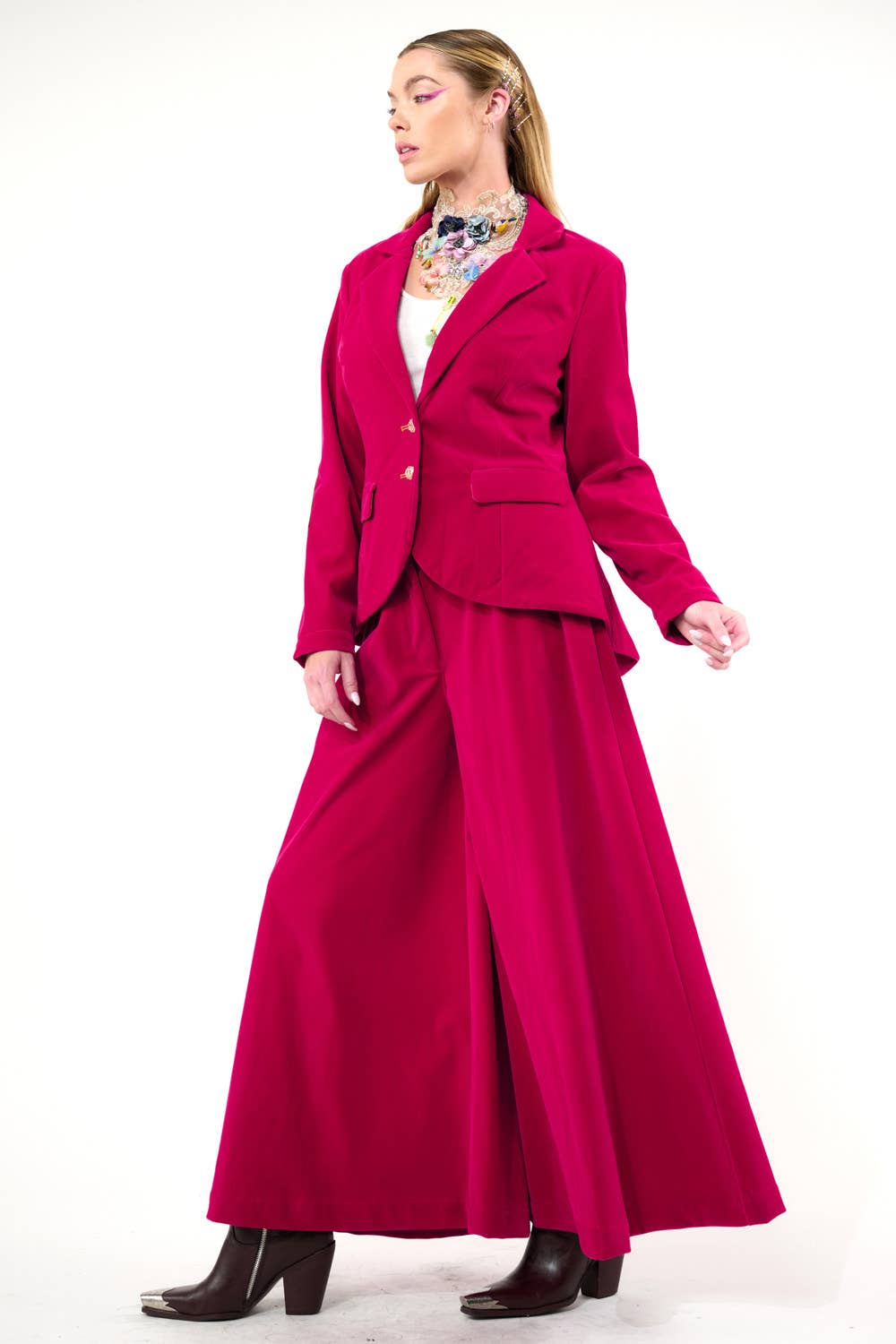 Jovie Pants: Fuchsia / S