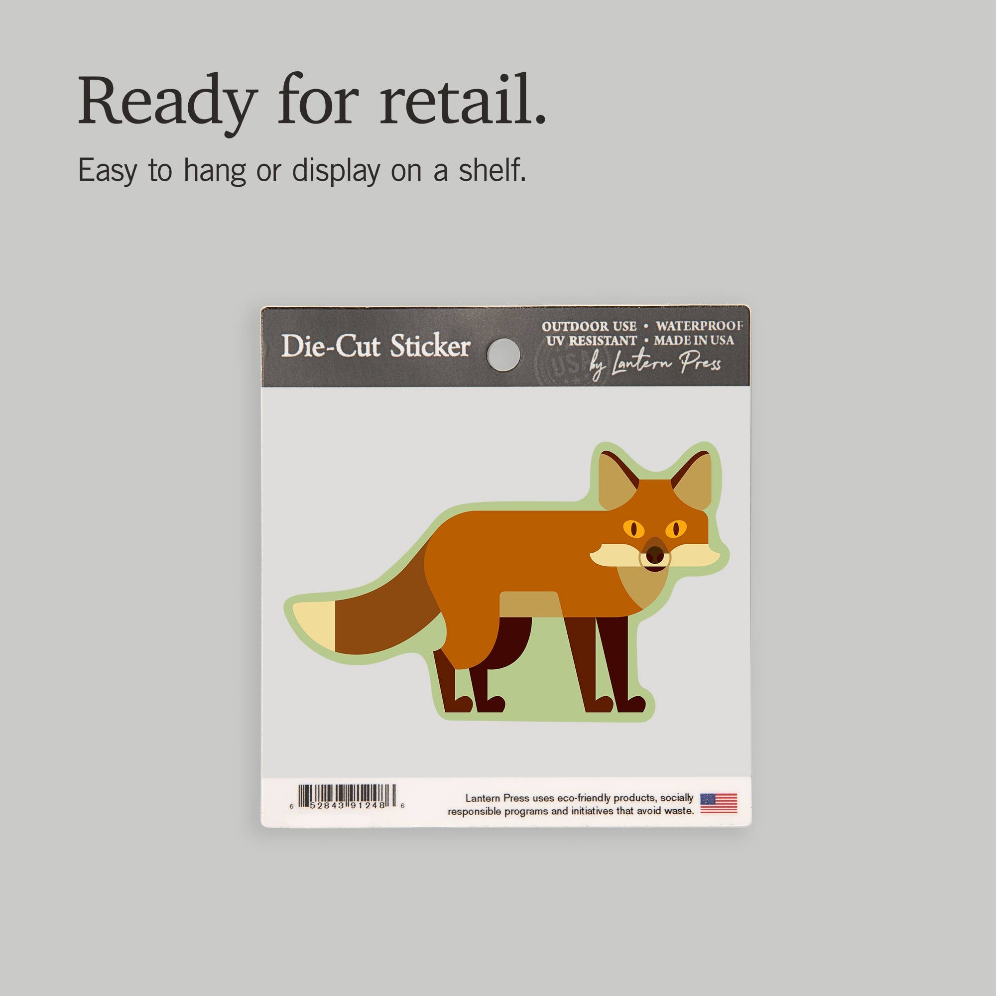 STICKERS Fox Geometric: Small