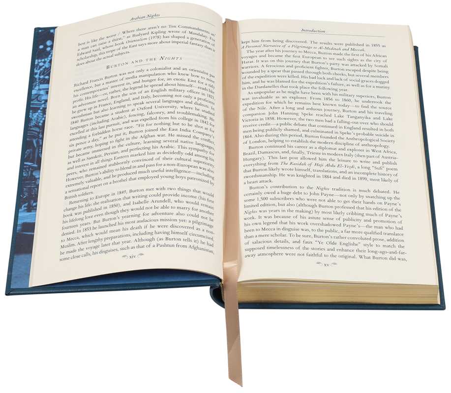 Arabian Nights by Sir Richard Burton: Embossed Leather; 750 pages / English
