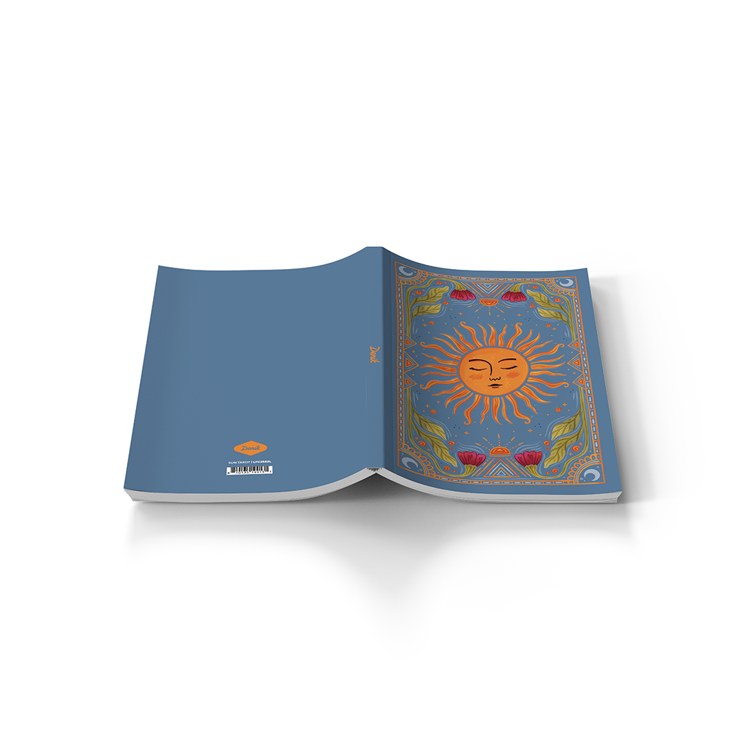 Sun Tarot  Soft Touch Classic Layflat Notebook Journal