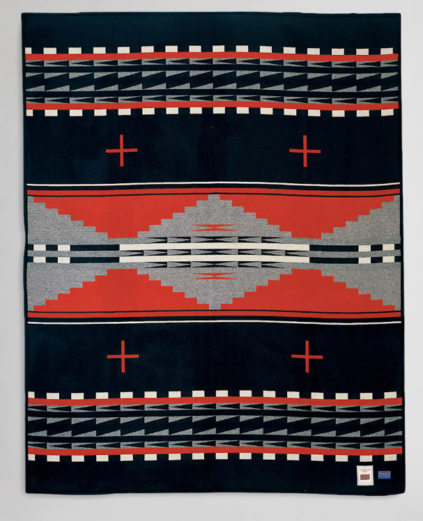 The College Fund Jacquard Robe Earth Blanket