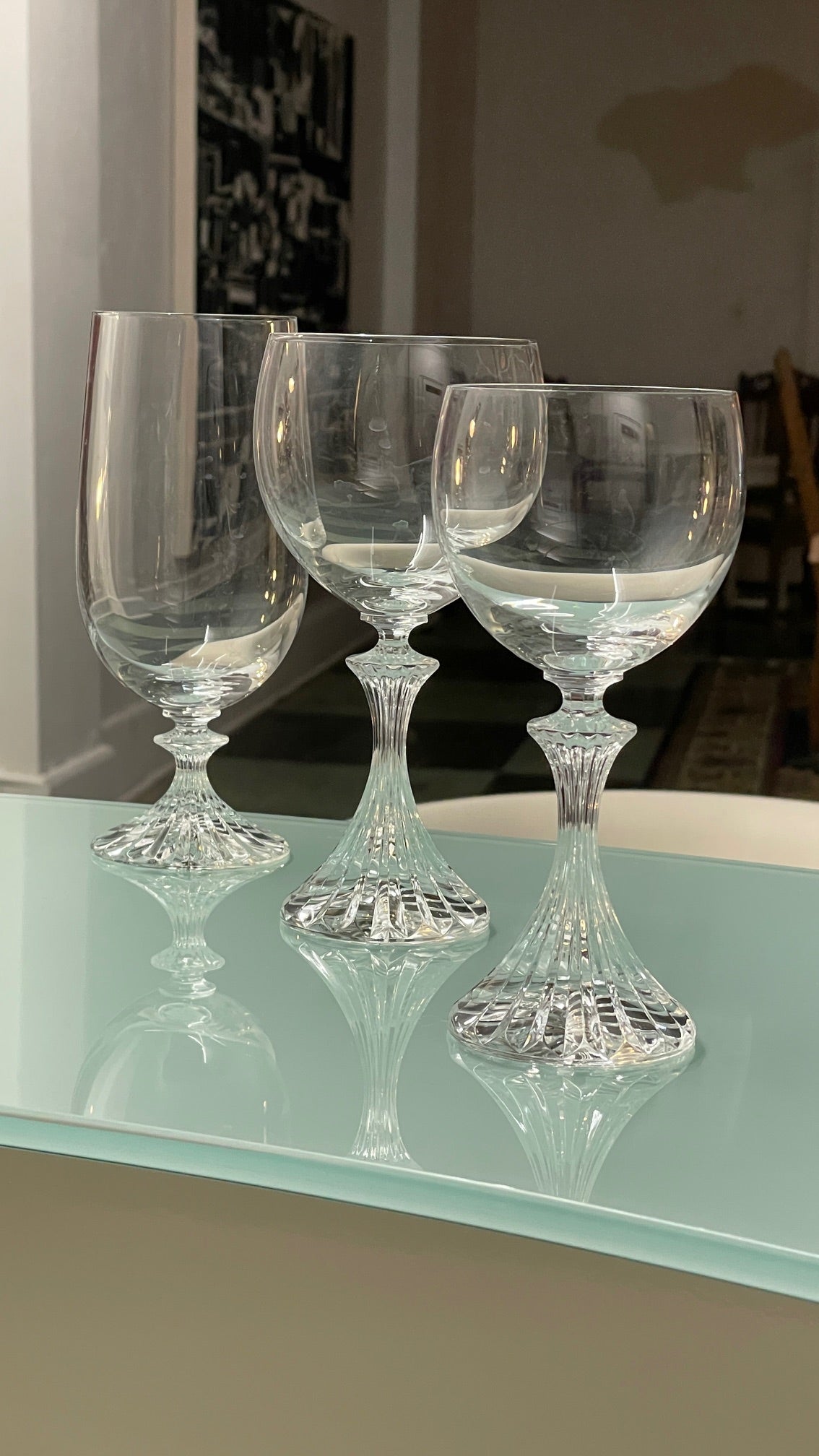 Mikasa Crystal glasses, The Ritz pattern - LOCAL PICKUP ONLY