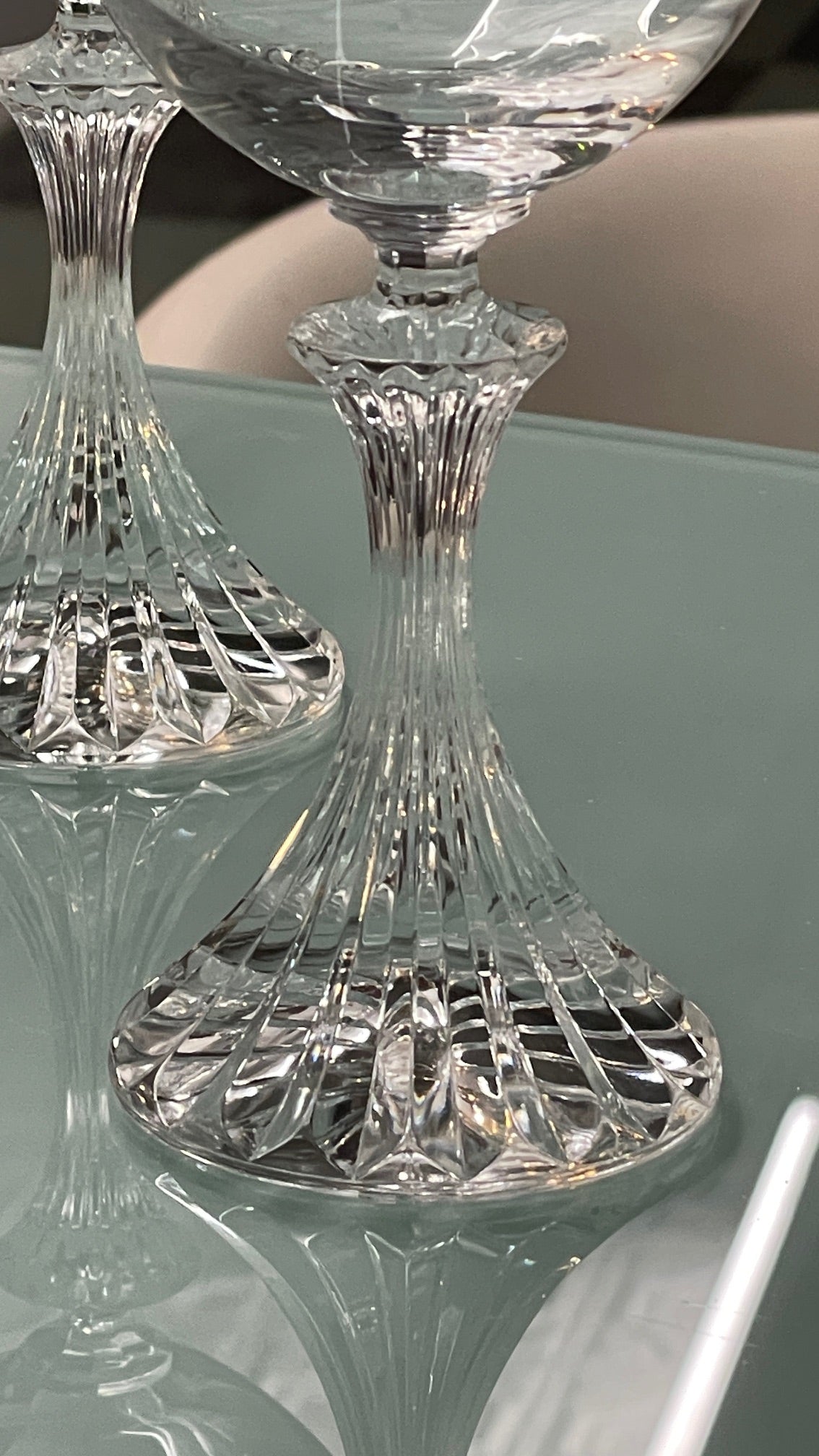Mikasa Crystal glasses, The Ritz pattern - LOCAL PICKUP ONLY