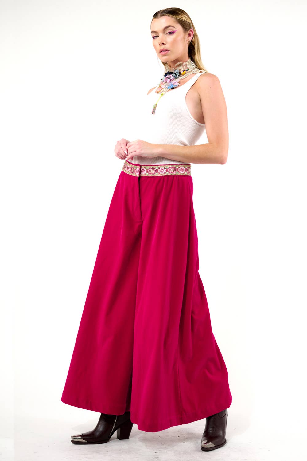 Jovie Pants: Fuchsia / S