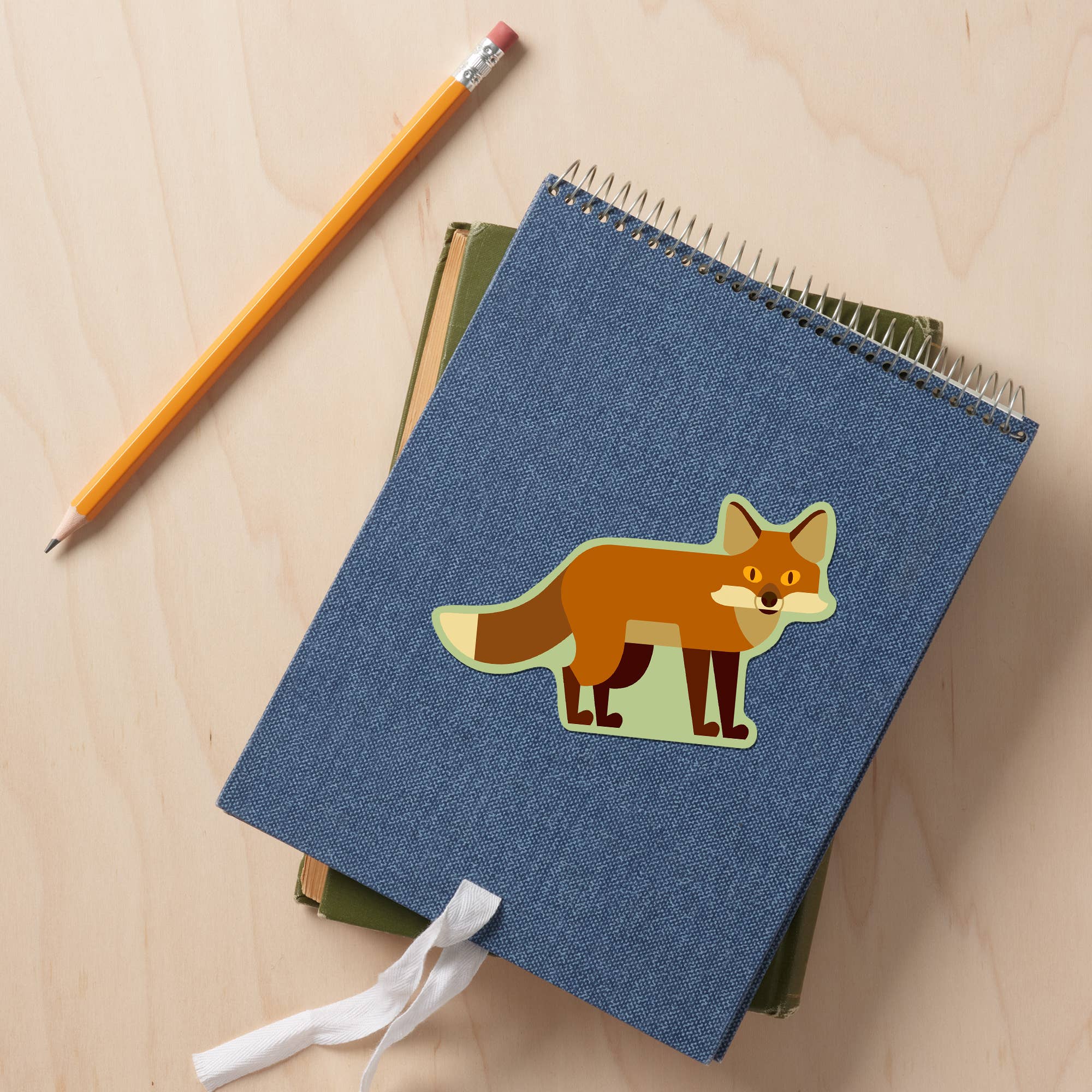 STICKERS Fox Geometric: Small