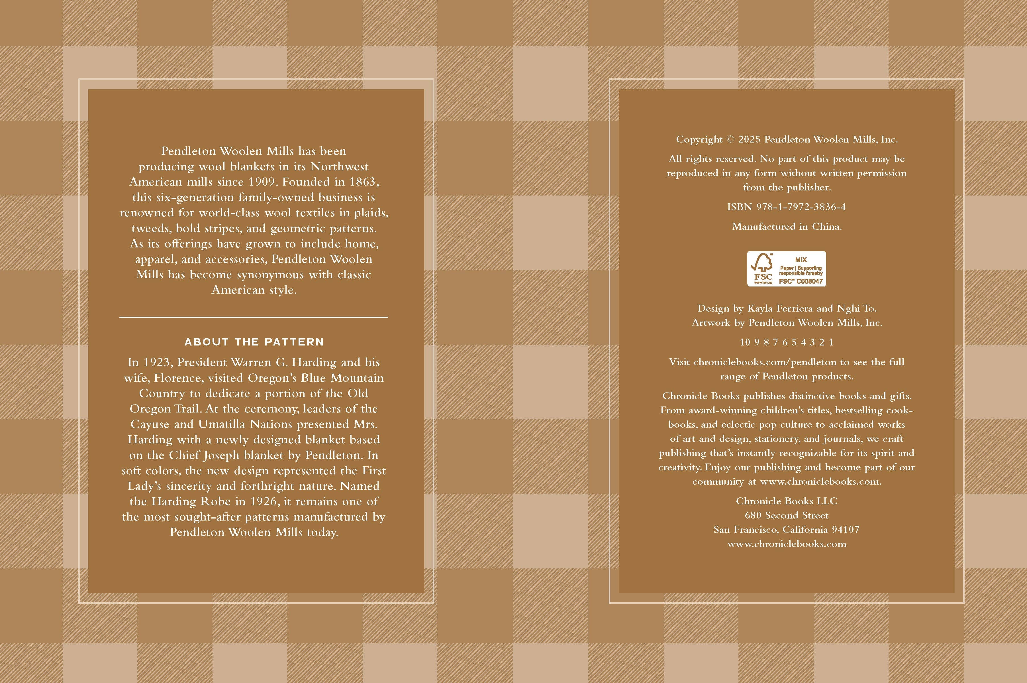 Pendleton Textured Lined Journal