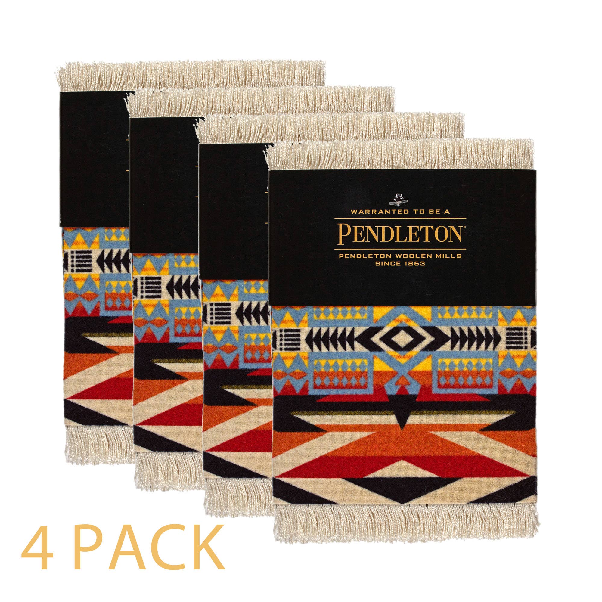 CoasterRug Set Pendleton Fire Legend