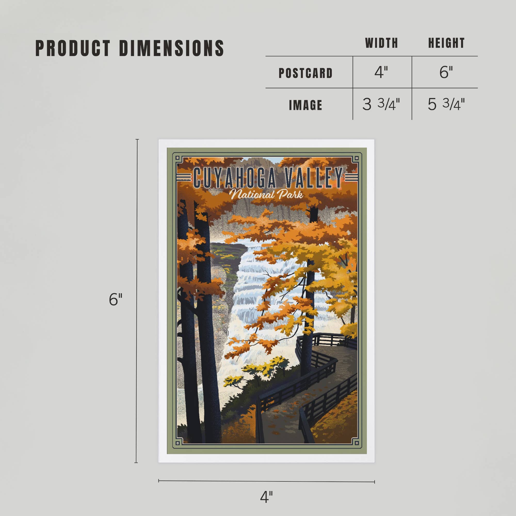 PREMIUM POSTCARDS Cuyahoga Valley National Park, Ohio Litho