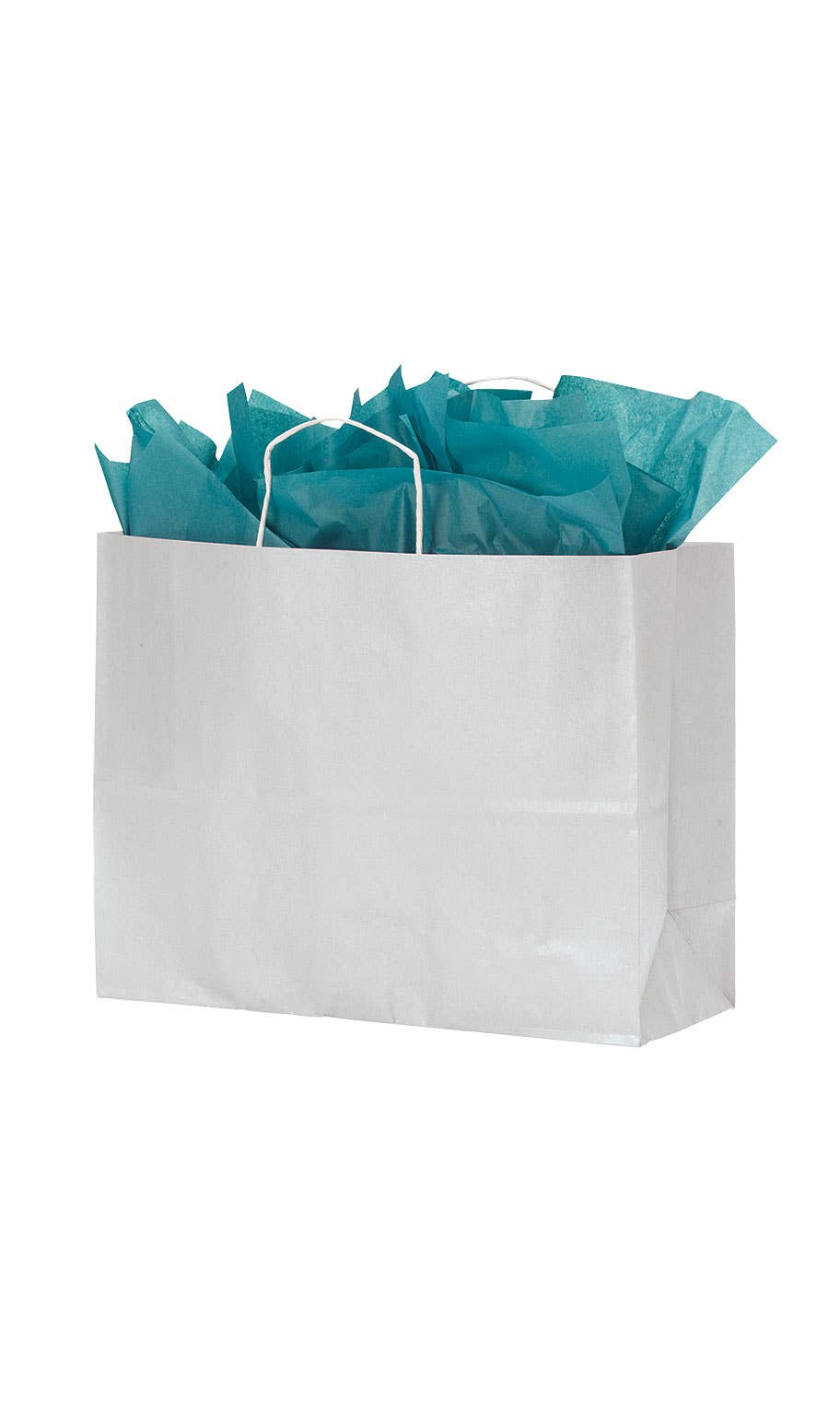 Kraft Paper Shopping Bags: Natural / Case of 250 / Medium