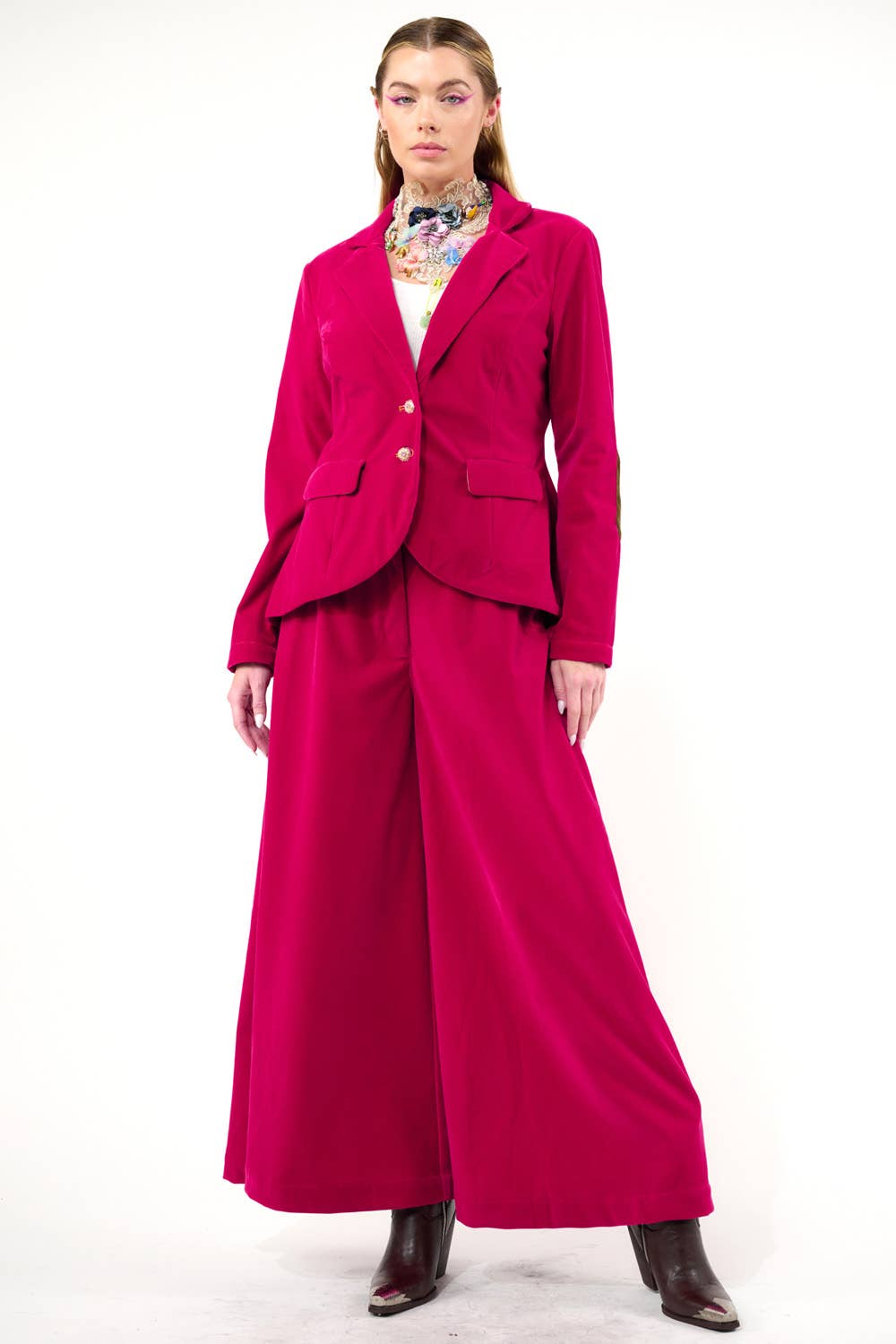 Jovie Pants: Fuchsia / S