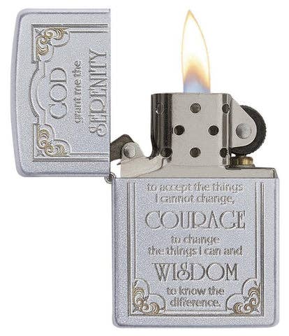 Zippo 205 Serenity Prayer